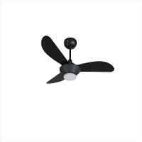 Ventilador de Teto Mistral Led 18W Preto Inverter Bivolt Ventisol - 1