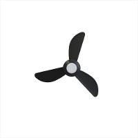 Ventilador de Teto Mistral Led 18W Preto Inverter Bivolt Ventisol - 2