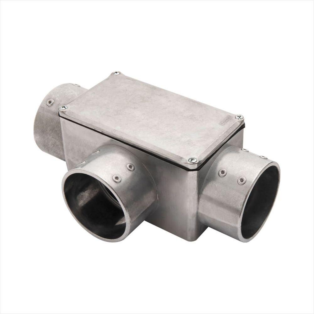 Condulete Tipo T 3 Fixo Tramontina com Tampa sem Rosca e sem Pintura - 1