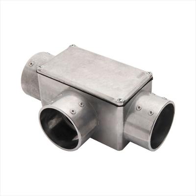 Condulete Tipo T 3 Fixo Tramontina com Tampa sem Rosca e sem Pintura