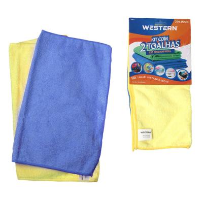 Jogo 2 Toalha Microfibra 30X30Cm