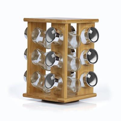 Porta Condimentos Em Bambu - 13 Pçs Welf