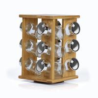 Porta Condimentos Em Bambu - 13 Pçs Welf - 1