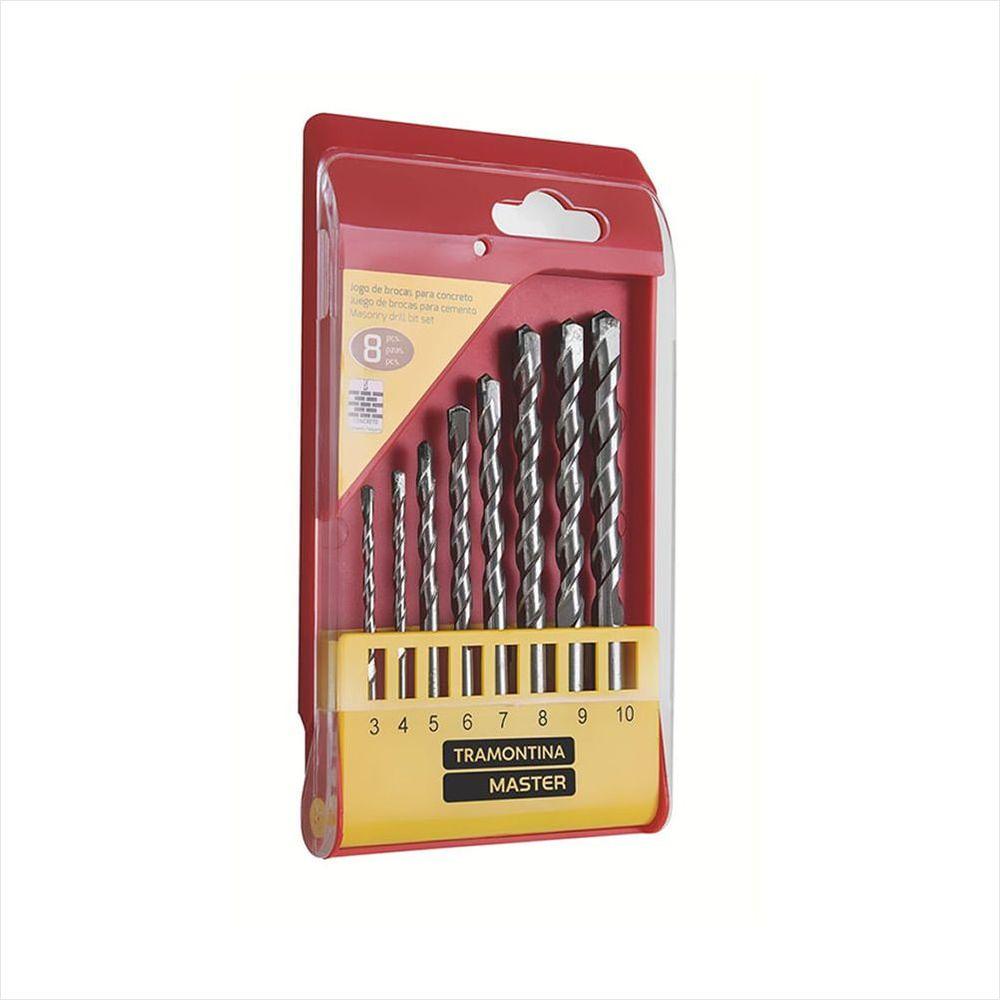 Jogo De Brocas Para Concreto 8 Peças - 1