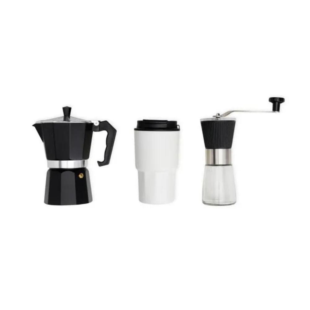 Kit CafeteiraMl Moedor E Copo Térmico - 3 Peças - 1