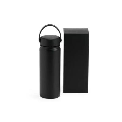 Garrafa Dupla Camada Na Cor Preta - 550 Ml