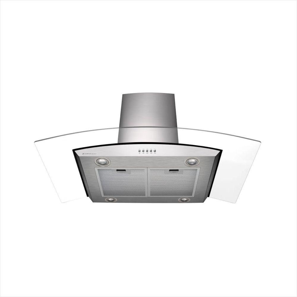 Coifa de Ilha Gourmet Vidro Curvo 90cm 220V Cadence - 3
