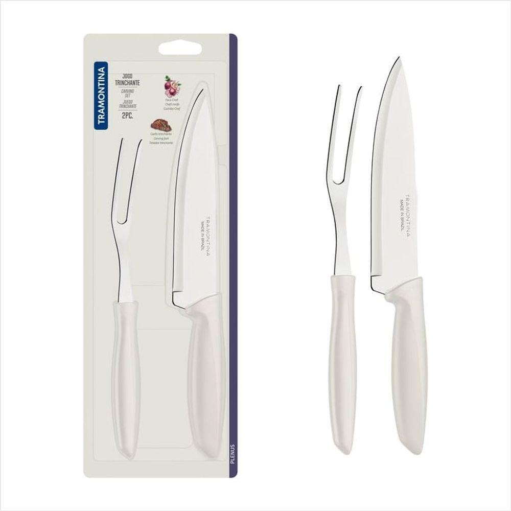 Jogo de Facas Trinchante Inox 2 Peças Plenus Off Tramontina - 1