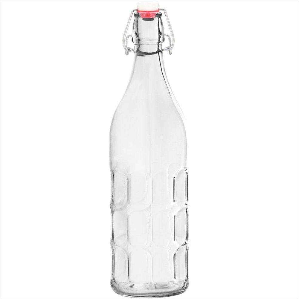 Garrafa 1L Vidro Transp com Bormioli Rocco Moresca - Bormioli Rocco - 1