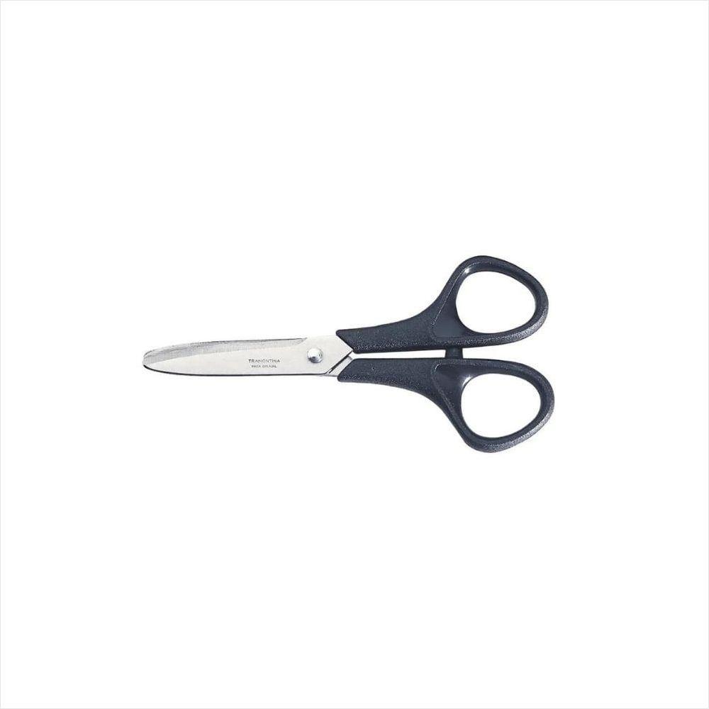 Tesoura Escolar Inox 5 Monster Preto Tramontina - 1