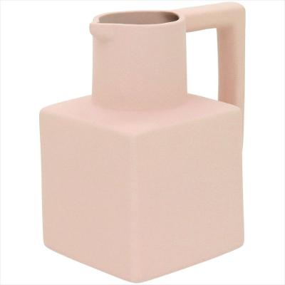 Vaso 14x13x10cm Cerâmica Rosa Shape - NH