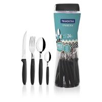 Faqueiro Tramontina Ipanema 24 Peças Preto - 1