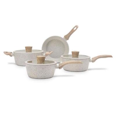 Conjunto Panelas 4 Peças Ceramic Life Sirius Vanilla Brinox