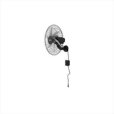 Ventilador Oscilante de Parede 50cm Steel Preto Prata Premium Ventisol