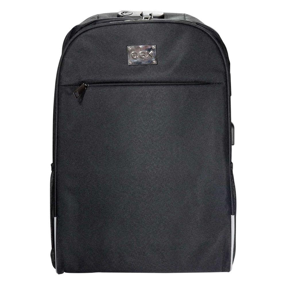 Mochila Para Notebook Com Cadeado 15.6 Safety Preta OEX - 1