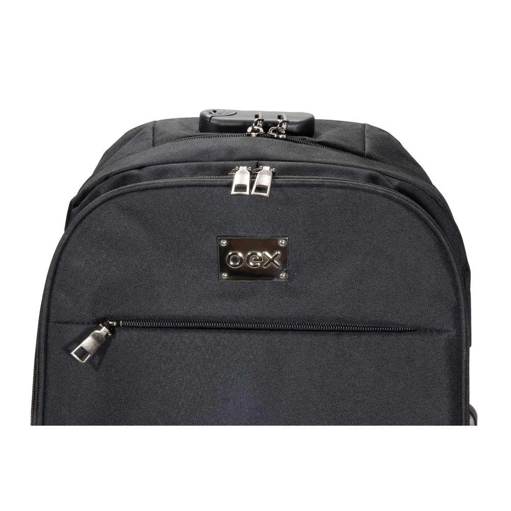 Mochila Para Notebook Com Cadeado 15.6 Safety Preta OEX - 10