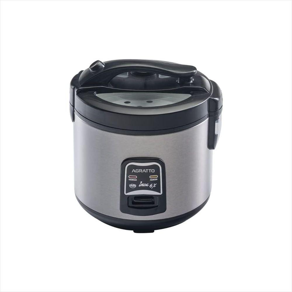 Panela Elétrica de Arrox em Inox e Visor Vidro 6 xícaras 220V Agratto - 2