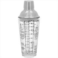 Coqueteleira 23x8x8cm 500ml Inox Prata Biaggi - 1