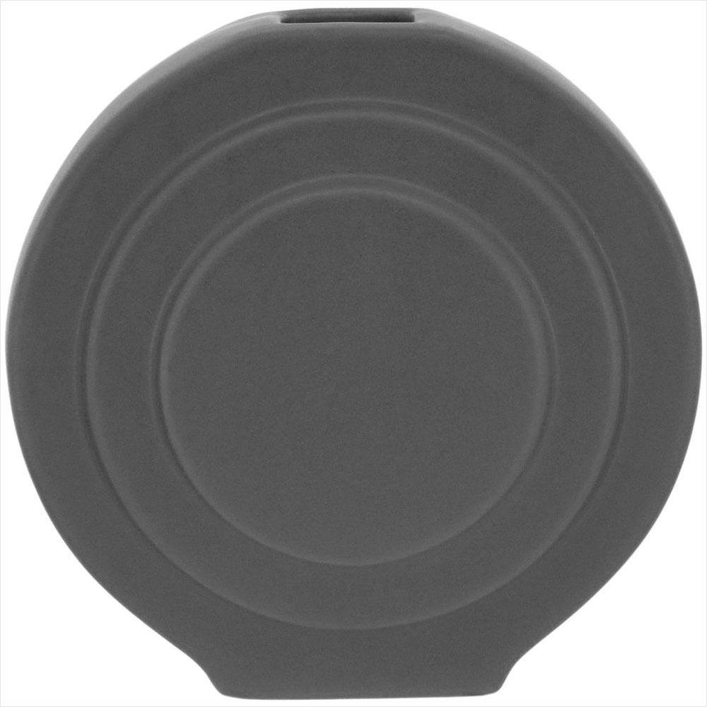 Vaso Cerâmica Cinza Opala - NH - 17x17x6cm - 1