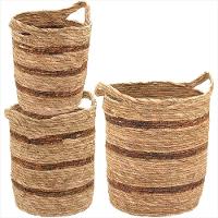 Cesta Fibra Natural 3 Peças Tirta - NH - 4