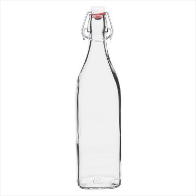 Garrafa 32x8x8cm 1L Vidro Transp Com Ta Bormioli Rocco Swing - Bormioli Rocco