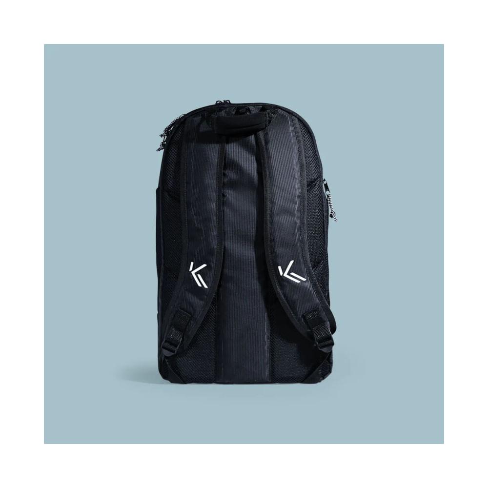 Mochila Raqueteira Beach Tennis Kona Plus Preto/Branco - 3
