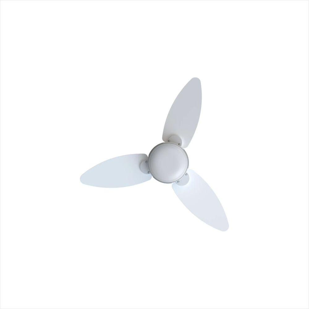 Ventilador de Teto Elluz Branco Cinza Inverter Bivolt Ventisol - 2