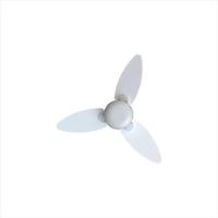 Ventilador de Teto Elluz Branco Cinza Inverter Bivolt Ventisol - 2