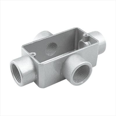 Condulete Tipo X 2 Fixo Tramontina com Tampa sem Rosca e sem Pintura