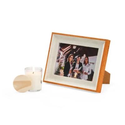 Kit Porta Retrato E Vela Aromática - 2 Peças