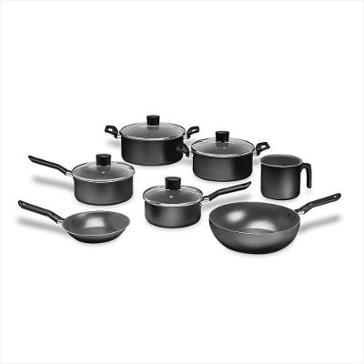 Conjunto Panelas Brinox Ebony 7 Peças Antiaderente