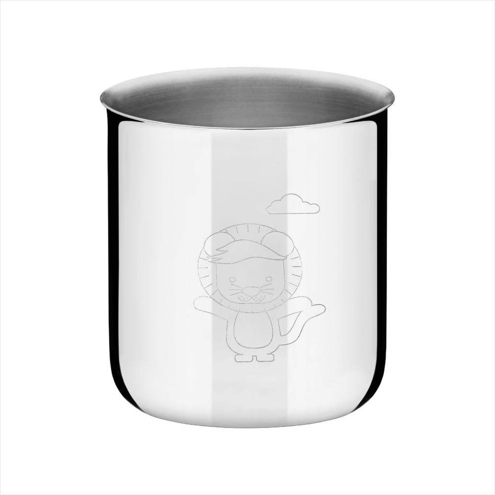 Copo Infantil Tramontina Baby Friends em Aço Inox 340 ml - 1