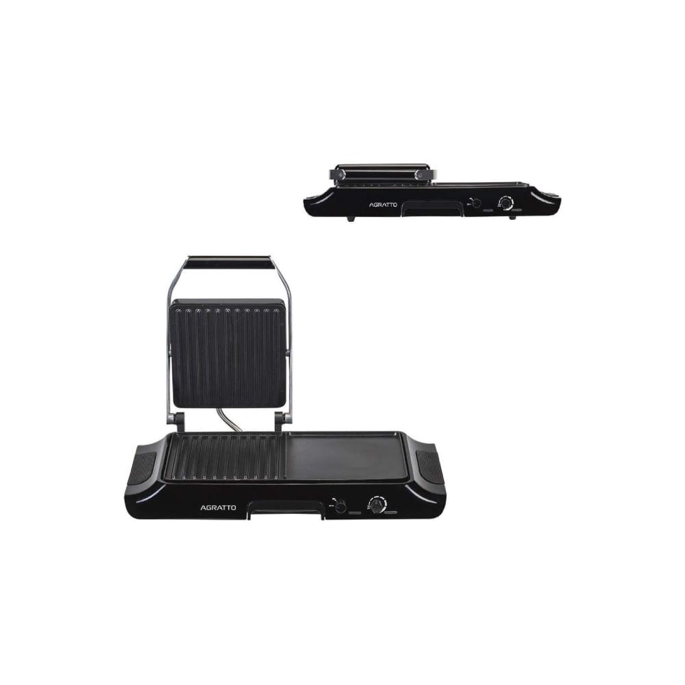 Grill Elétrico Duo Grill Mr Cheff Prensa 1600W 220V Agratto - 2
