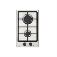 Cooktop de Embutir 2 Bocas a Gás Inox Trempes de Ferro Dominó FF 2GX 30 Bivolt Tramontina - 1