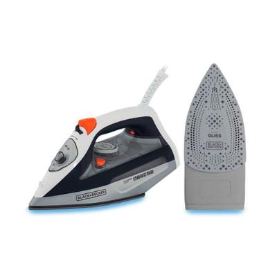 Ferro a Vapor Extra Cerâmica Gliss Preto 220V Black Decker