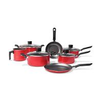 Conjunto Panelas 7 Peças Garlic Vermelho Brinox - 1