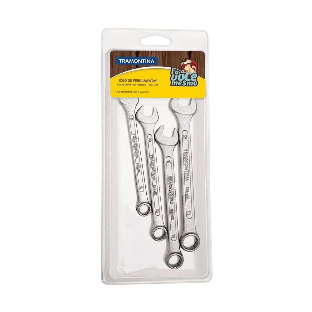 Jogo de Chaves Combinadas 4 Peças Tramontina - 1