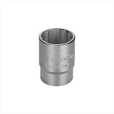 Soquete Estriado em Aço Cromo Vanádio 20 mm - Encaixe 1/2 Tramontina PRO
