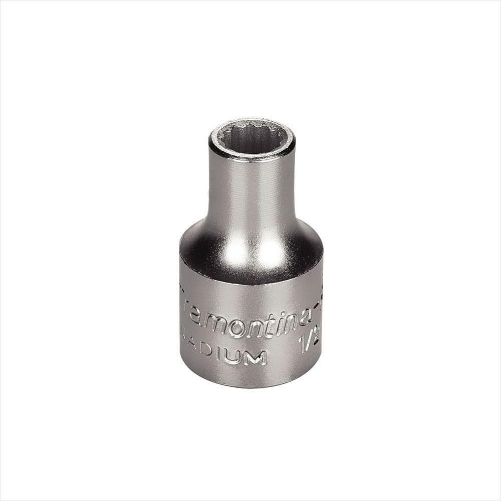 Soquete Estriado em Aço Cromo Vanádio 11 mm - Encaixe 1/2 Tramontina PRO - 1