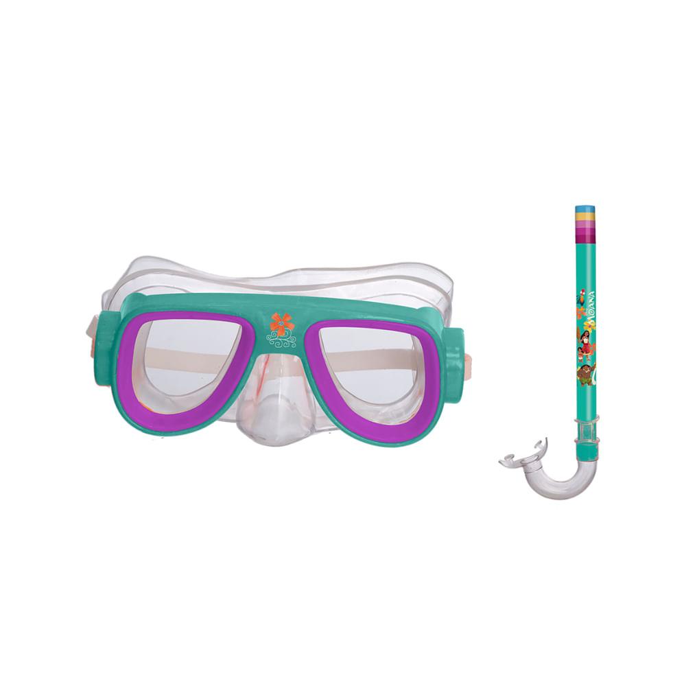 Máscara e Snorkel Infantil Moana Etitoys - 1