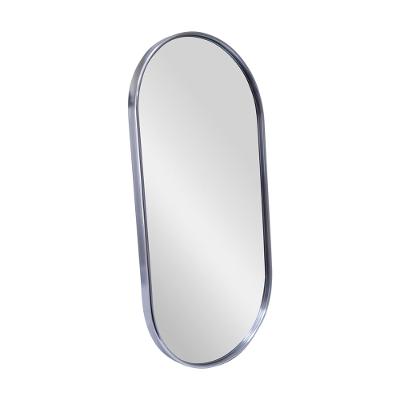 Bandeja Espelhada Oval Preta 40x20cm Hauskraft