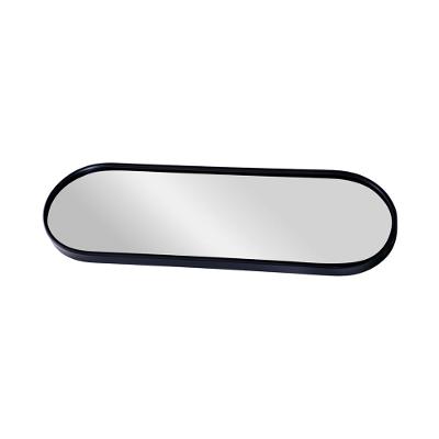 Bandeja Hauskraft Oval Preta Plástico 30x10cm