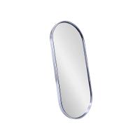 Bandeja Decorativa Espelhada Oval Preta 35x15cm Hauskraft - 1