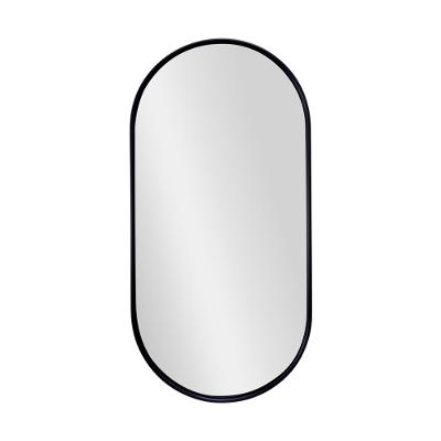 Bandeja Oval Preta Hauskraft Plástico Fosco 40x20cm