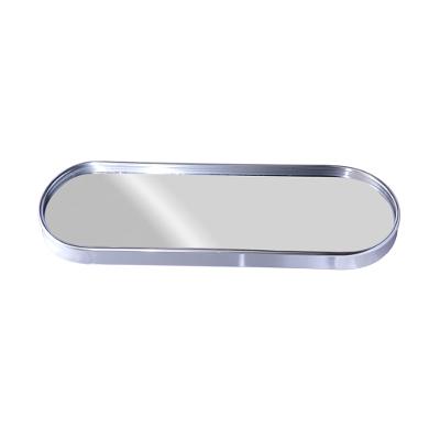 Bandeja Espelhada Oval Hauskraft Preta 30x10cm