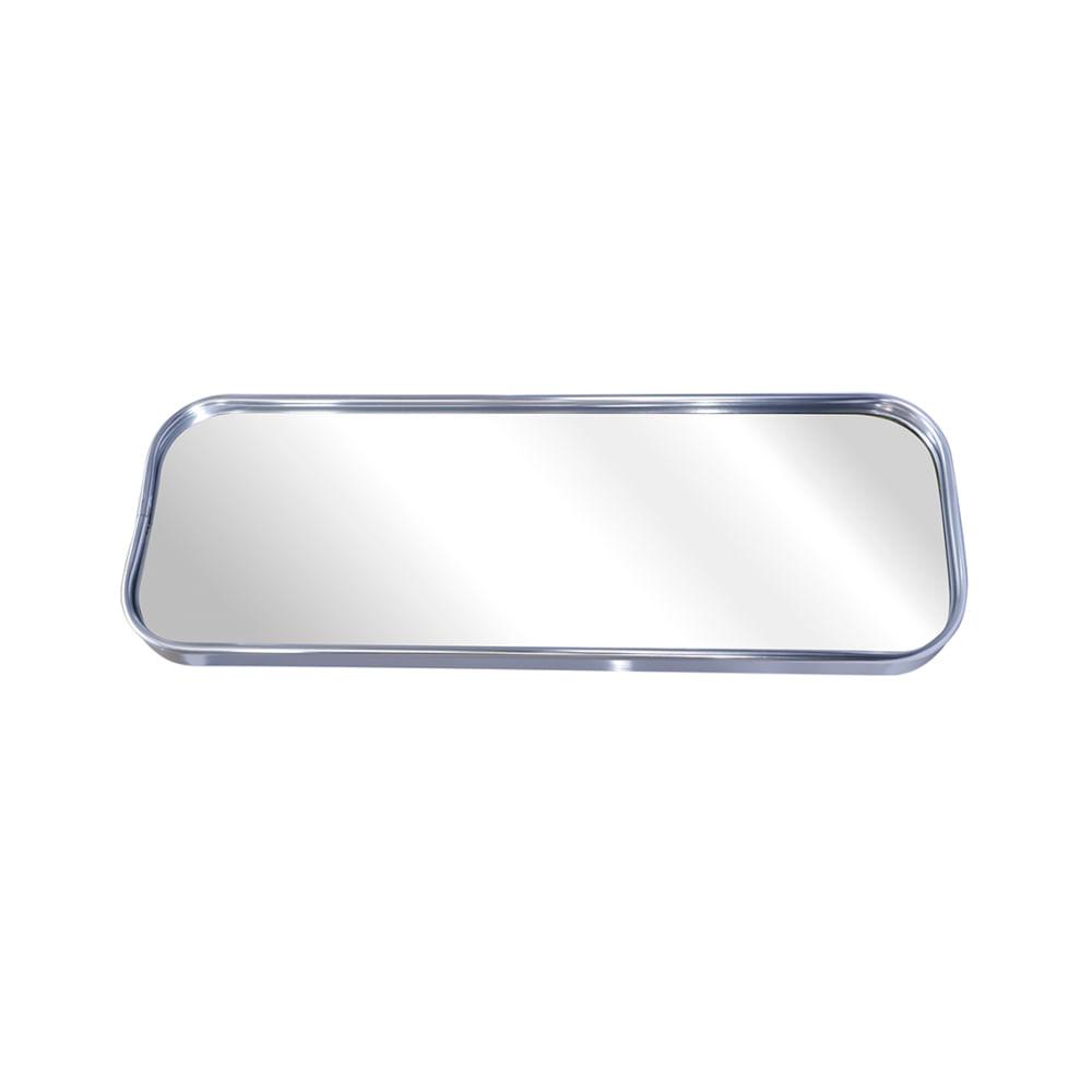 Bandeja Retangular Espelhada Hauskraft 30x10cm Prata - 1