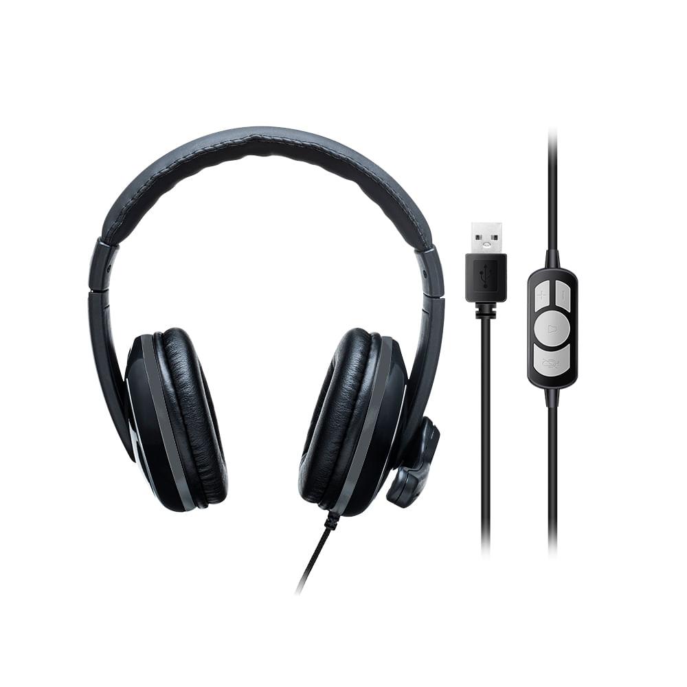 Headset Pro Usb Preto Mic Com Noise Reduction - PH317 - 3