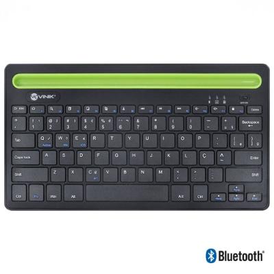 Teclado Vinik DT200 Bluetooth 3.0 2.4 GHZ Dynamic Smart Preto ABNT