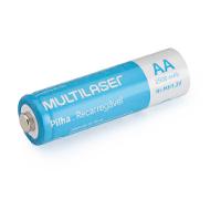 Pilhas Recarregáveis Aa 2500Mah Com 4 Unidades Multilaser - CB052 - 4