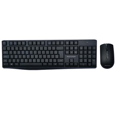 Kit Combo Teclado e Mouse Sem Fio Slim Preto - TC270